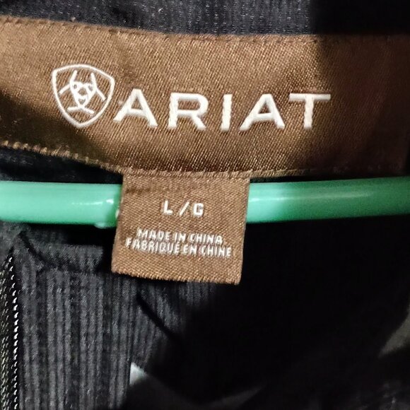 Ariat Crius Men's Hooded Insulated Winter Jacket Size Large Black **Read** - Picture 6 of 16